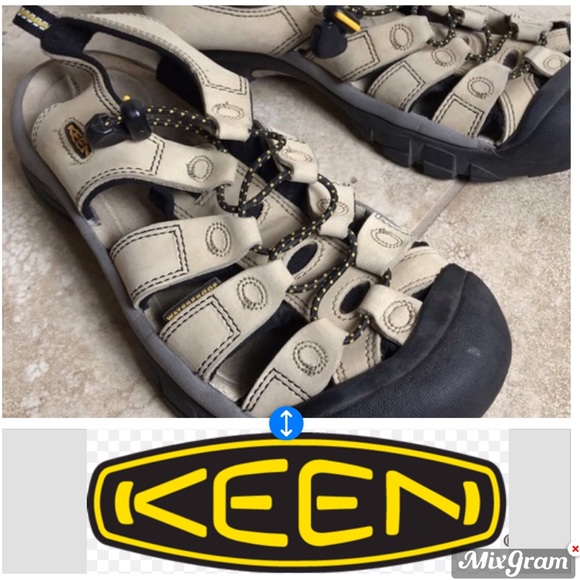 Keen Shoes - EUC Keen Outdoor Waterproof Sandals Open Beige